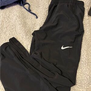Nike Black Joggers with White Logo